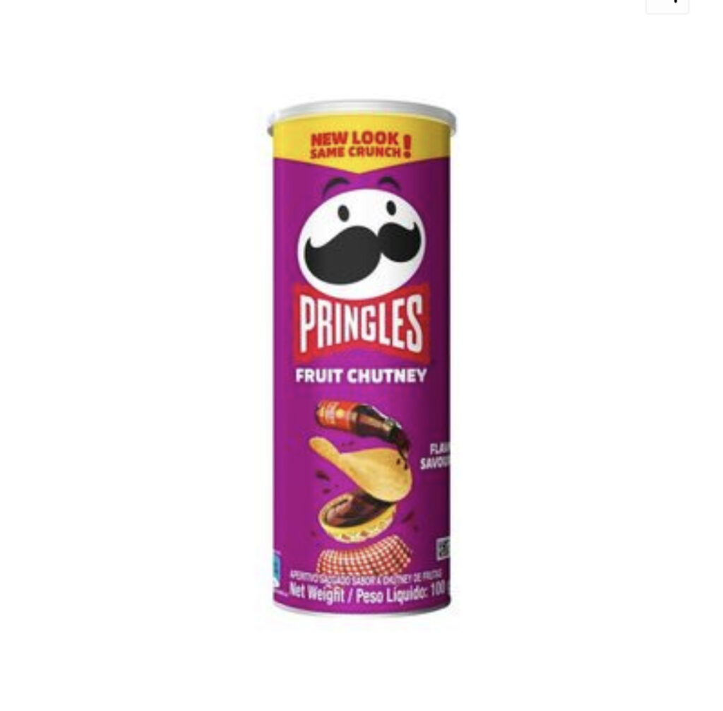 Pringles Potato Chips Fruit Chutney 100g The Grocery Drop